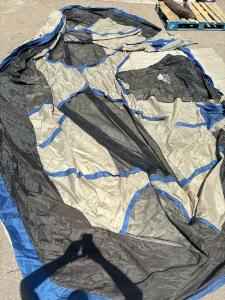 OZARK TRAIL Approx 8 person tent. (16ftLx 10ftW) in good condition, poles, rain cover and extra tarp / rain cover included.