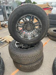Goodyear Wrangler P265/65R18 112T All-Terrain Tires w/ 18" Alloy Wheels Set of 3