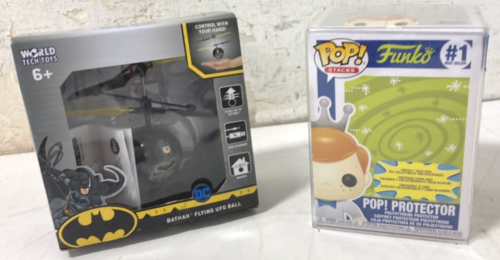 Batman Flying UFO Ball & Funko Protective Case