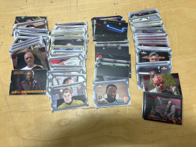 Star Trek: Deep Space Nine Series Premiere Trading Cards, Approx. 60-80 Cards, Near Mint Condition