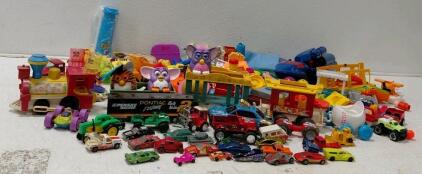 Fisher Price Train, Hot Wheels, and More