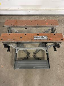 Black & Decker Deluxe Dual Height Workmate Portable Workbench, adjustable Surface, 550 lb Capacity
