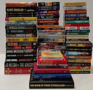 Mixed Lot of 50&ndash;60 Fiction, Mystery, and Thriller Books by Various Authors