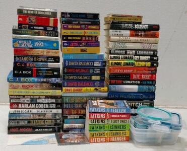 66-Book Mixed Fiction/Non-Fiction Lot&mdash;The Inheritance Games Trilogy, Bestsellers, Reference Guides