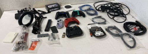 Miscellaneous Electrical Stuff, Gaming Controllers, Magnifier, & More!