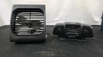 Portable Fan and LifeLong Little Radio