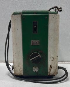 Vintage Gillette Automotive Battery Charger, Est. 6V/12V 10A, Heavy-Duty Metal Case