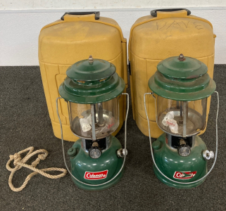 (2) Coleman Gas Lantern