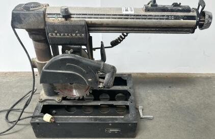 Craftsman 10" Radial Arm Saw, 2.75 HP Motor, 16" Crosscut Capacity