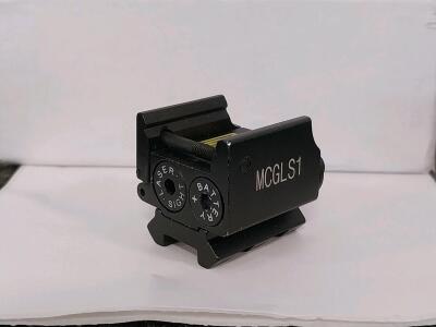 My Crisis Gear MCGLS1 Red Laser Sight, Picatinny/Weaver Rail Mount, Aluminum, Includes Hex Key