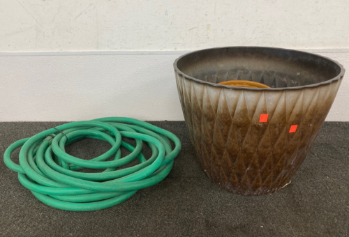 Garden Pots and Garden Hose