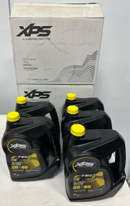 (5) XPS E-TEC 2T Full Synthetic 2-Stroke Oil, 1 Gal Jugs, For Rotax & Carbureted Engines