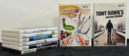 Nintendo Wii Game Lot: Hip Hop Dance, Tony Hawk, Cars 2, Wii Fit, Toy Story Mania, 8 Titles