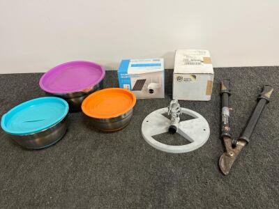 ANRAN Q1 Solar Security Camera, Parts Player PPWPM191 Pump, Bypass Lopper, 3 Bowls