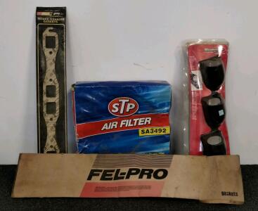 STP SA3492 Air Filter, Fel-Pro Valve Cover Gasket, Sunpro Gauge Pod, Intake/Exhaust Gasket
