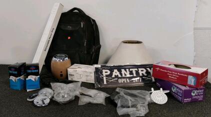 Massage Oil Heater, DIY Home renovation supply, Backpack, Lampshade, and more.