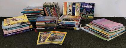Large Mixed Lot ~75 Children&rsquo;s Books: Magic Tree House, Who Was, Scholastic, Illustrated