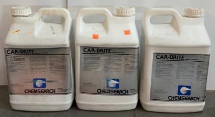 (3) Bottles Chemsearch Car-Brite Liquid Car Wash, 2.5 Gallons (10L) Concentrated Detergent - Biodegradable