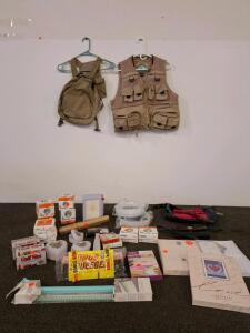 Le Parfait Canning Supplies With Gulf Wax, Vest, Stationery, Fishing Vest, And More