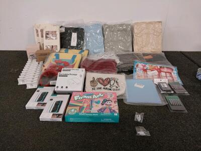 General Merchandise Pallet &ndash; Apparel, Portable Printers, Screen Protectors, Toys, Craft Kits