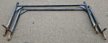Heavy Duty Steel Loader Mounting Brackets, Fits Front-End Loader Arms, Gusset Reinforced, Bolt-On