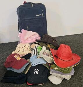 Baseball Hats, Miscellaneous Hats, Meadowood Suitcase