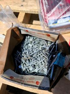 Mixed Construction Fastener and Hardware Lot &ndash; Everbilt, Nails, Screws, Anchors, Washers