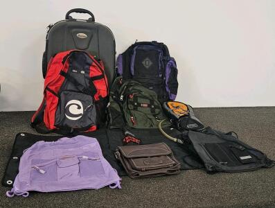 Hardshell Suitcase, 7 Bags, Dodgers TruckGear Organizer
