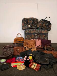 Large luggage and bag lot