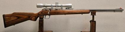 Marlin 883SS Stainless .22 WMR Bolt-Action Rifle, Laminated Stock, Bushnell Scope, SN 97686947