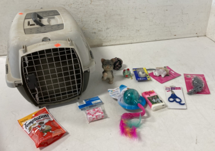 Pet Carrier & Cat Toys