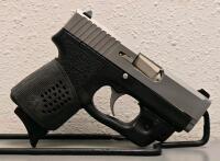Kahr CM40 .40 S&W Pistol, Stainless Slide, 3 Extra Mags, LaserMax Laser, Serial JN9601
