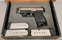 Kahr CM40 .40 S&W Pistol, Stainless Slide, 3 Extra Mags, LaserMax Laser, Serial JN9601 - 10