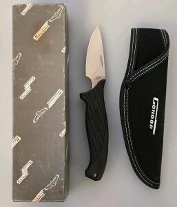 Condor Model 84-Z Fixed Blade Knife, Seki Japan, PAT. 4578864, Boxed