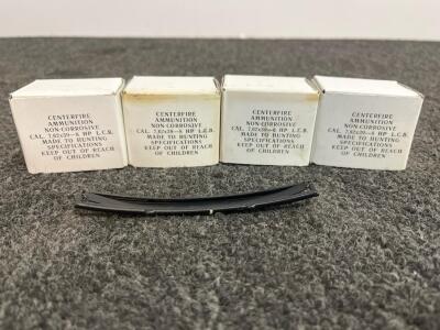 7.62x39MM HP Centerfire Ammo, 4 Boxes (Approx. 80 Rounds), Non-Corrosive, With Stripper Clip