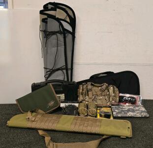 Tactical Firearm Accessories: Rifle & Pistol Cases, Range Bag, LULA Loader, Bandoleer, Glasses