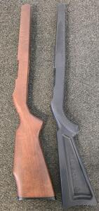 Ruger 10/22 Replacement Rifle Stocks - Polymer (Black) & Wood, Classic/Sporter Style