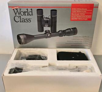 Tasco World Class 3-9x50MM Riflescope With Bonus 10x25WA Binoculars