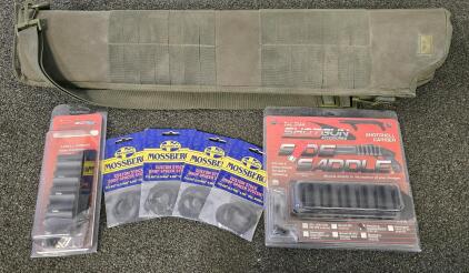 TacStar Sidesaddle 4-Shell & 6-Shell Carriers, Mossberg Spacers, Tactical Shotgun Case Bundle