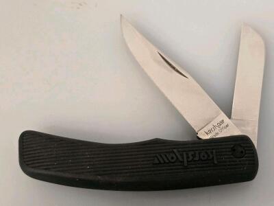 Kershaw Wade Officer 4400TF Folding Pocket Knife, Dual Blades, AUS6A Steel, Japan