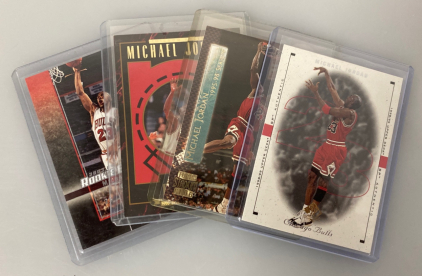 (4) Michael Jordan Cards