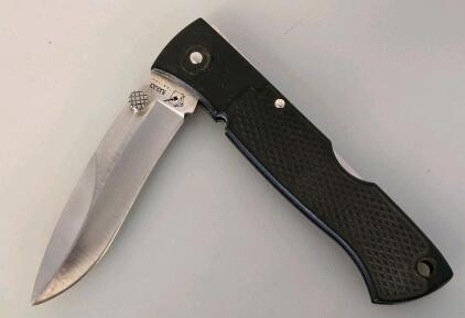 Blackjack Mamba Folding Knife &ndash; Japan, 3.5" Stainless Blade, FRN Handle, Clip Point, Thumb Stud