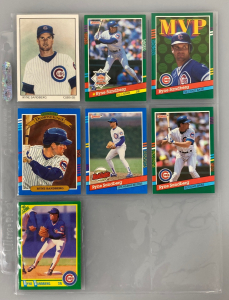 (7) Ryne Sandberg Baseball Cards