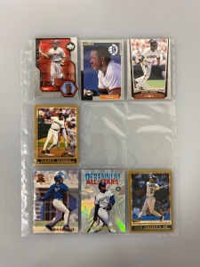 (4) Barry Bonds and (3) Ken Griffey Jr. Baseball Cards