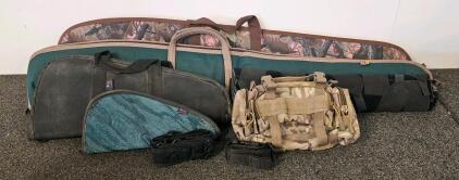 Lot of Allen & Ace Soft Gun Cases, Tactical Range Bag & Shooting Mat, Various Sizes USA Made