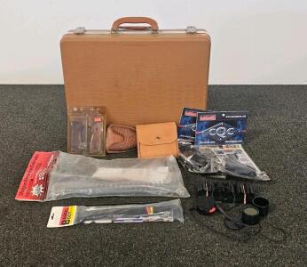 Firearm Accessories Lot: BLACKHAWK! Holsters, TacStar 10-Shot Mag Extension, Gun Case, Grips