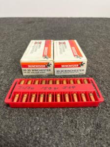 Winchester Super-X .30-30 150gr HP & JSP Ammunition, 40 Rounds, Brass Case, 2 Boxes, X30301/X30306
