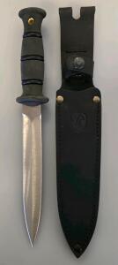 Condor Tool & Knife Dagger, 440C Stainless Steel Blade, 7" Blade, Leather Sheath