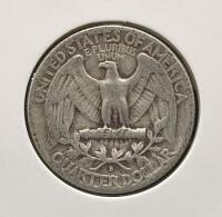 1952-S Washington Quarter Dollar, 90% Silver, San Francisco Mint, Circulated - 4