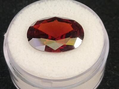 10.95ct Pigeon Blood Red Ruby Diamond Cut VVS Faceted Gemstone